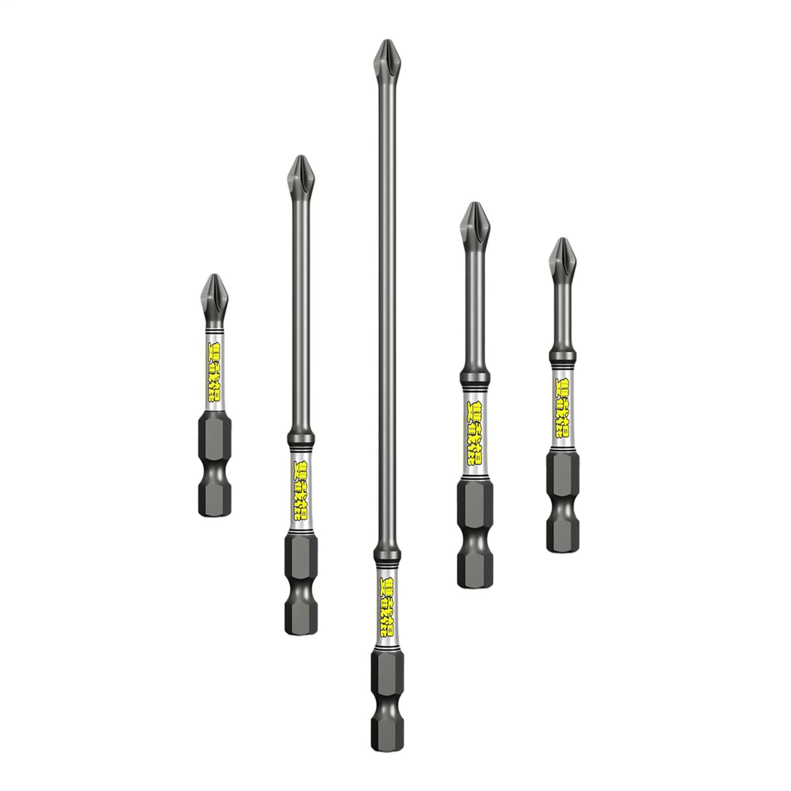 Tools Workshop - Zestaw bitów do wkrętarki 5-częściowy, wytrzymały,
