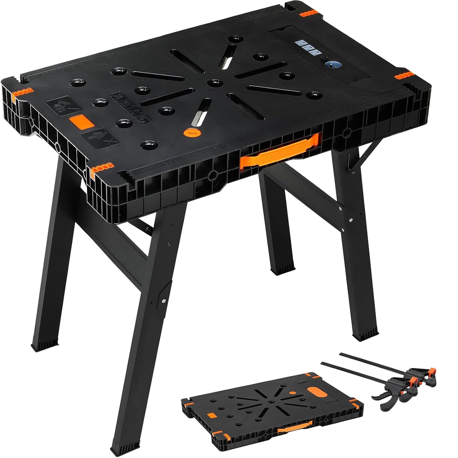 Workbench Portable Fold - Składany stół warsztatowy z zaciskami i