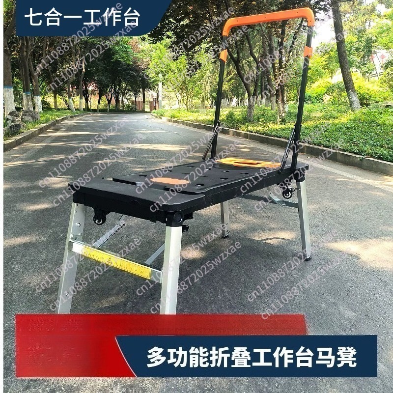 Workbench Portable Fold - Przenośny stół warsztatowy 7 w 1,