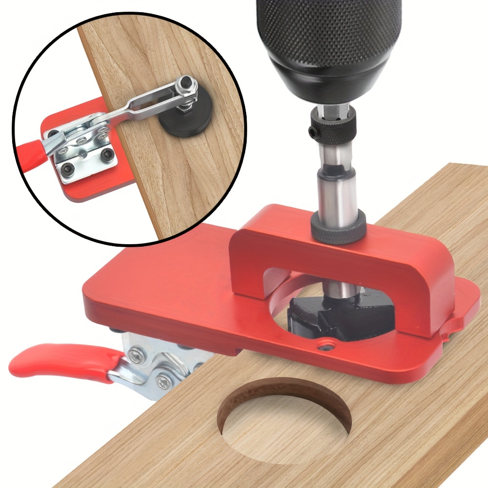 Dowel Jig Kit - 35mm Ukryty zawias Wiertło prowadzące Prowadnica
