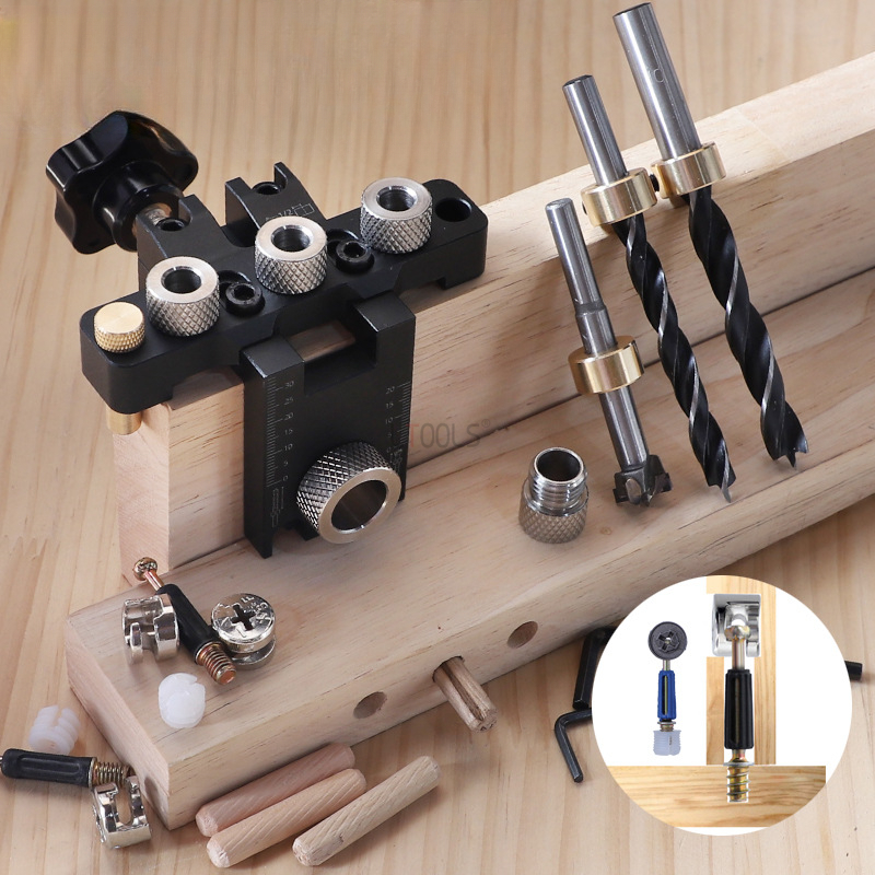 Dowel Jig Kit - Regulowany przyrząd do wiercenia otworów 3