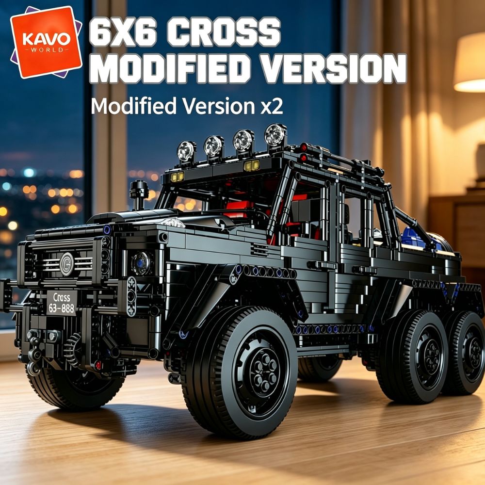 Tools Workshop Kids - KAVOWORLD 6x6 Ciężki Samochód Terenowy z