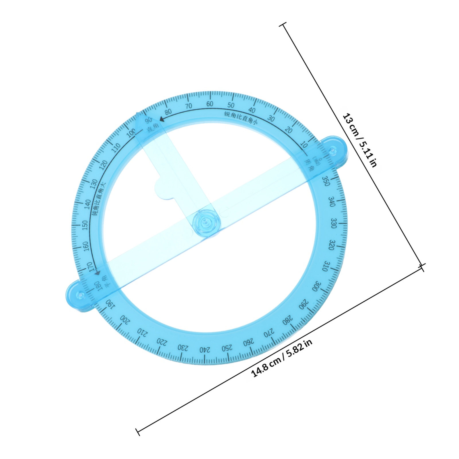 5 szt. Obrotowy kątomierz 360  – Workshop Tools Drawing recenzja i cena