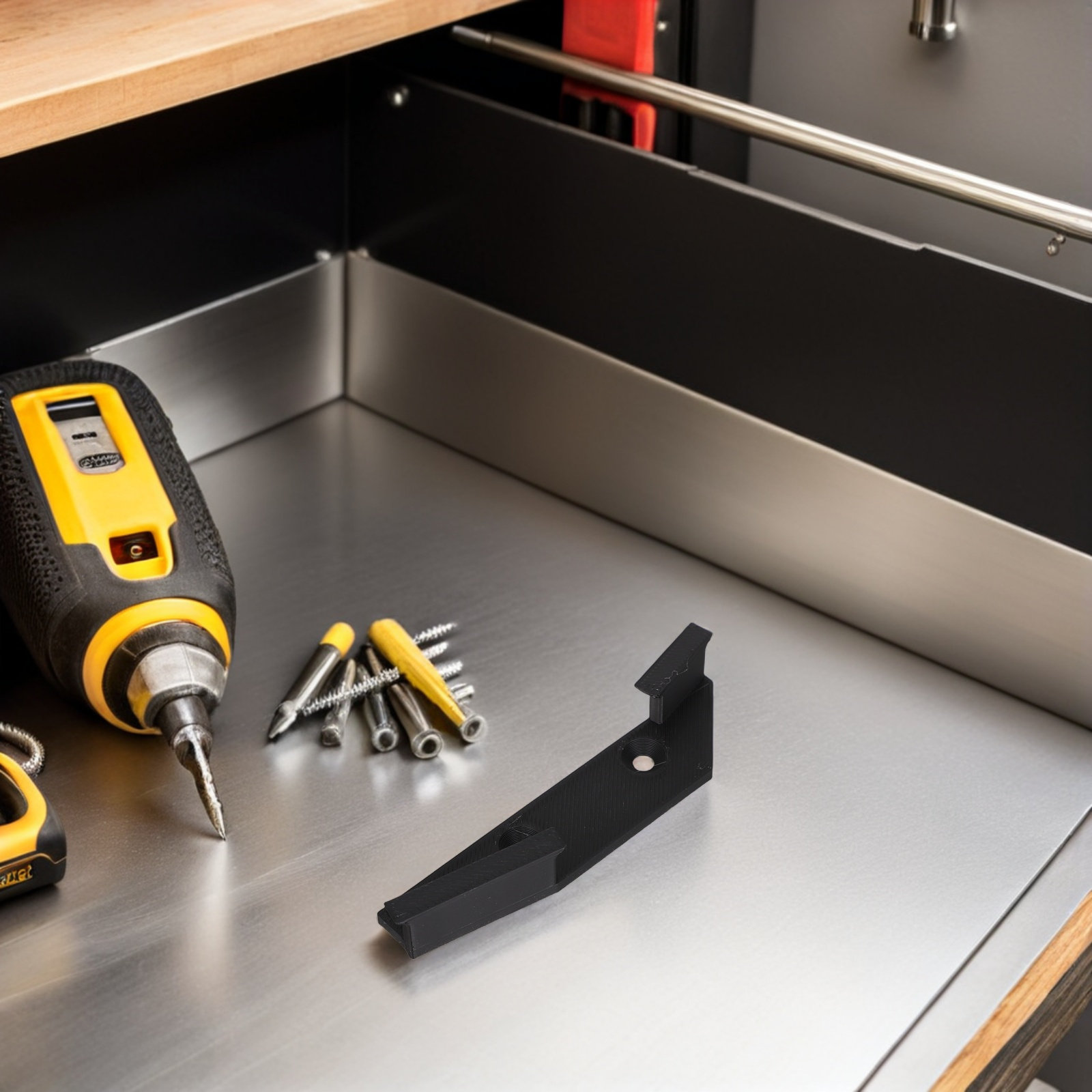 4-częściowy uchwyt ścienny na  – Workshop Tools Rack recenzja i cena
