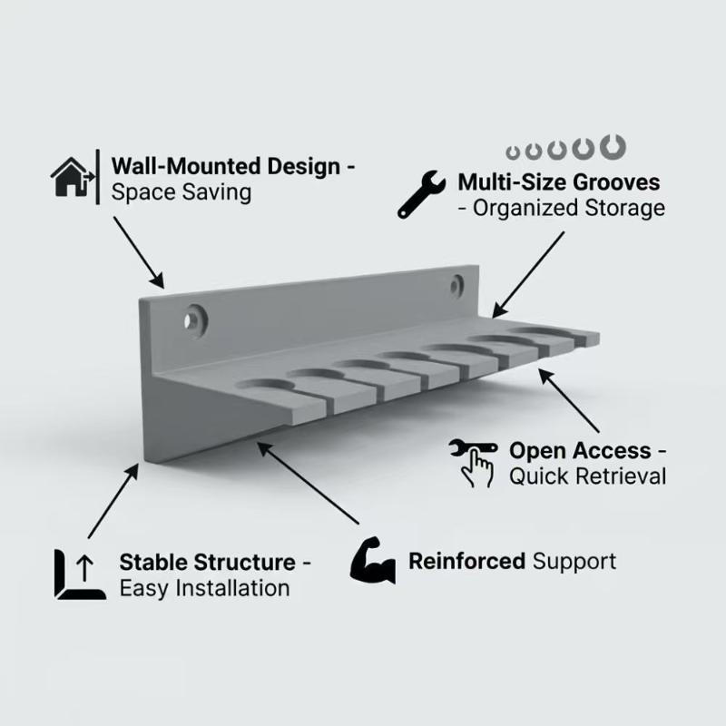 Uchwyt ścienny na narzędzia z  – Workshop Tools Rack recenzja i cena