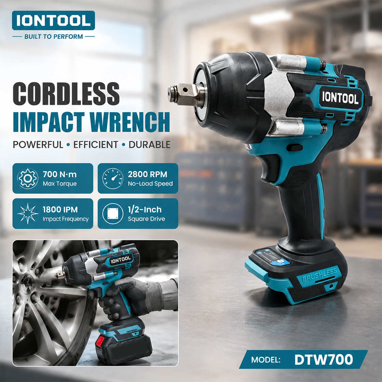 IONTOOL DTW700 Antypoślizgowy  – Workshop Tools In Engineering recenzja i cena