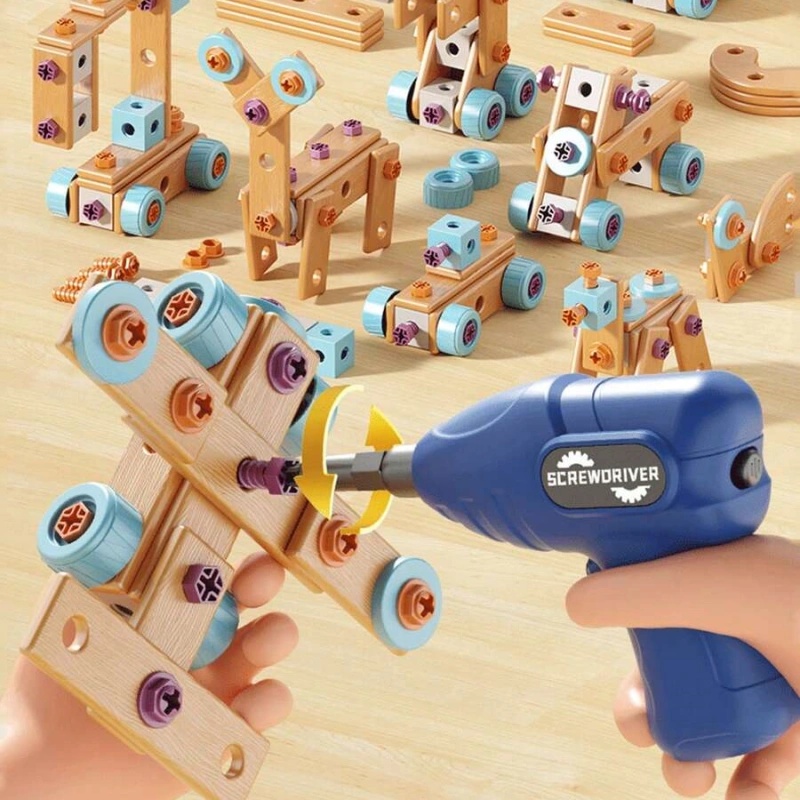 126 elementów Drewniany Zestaw – Tools Workshop Kids recenzja i cena