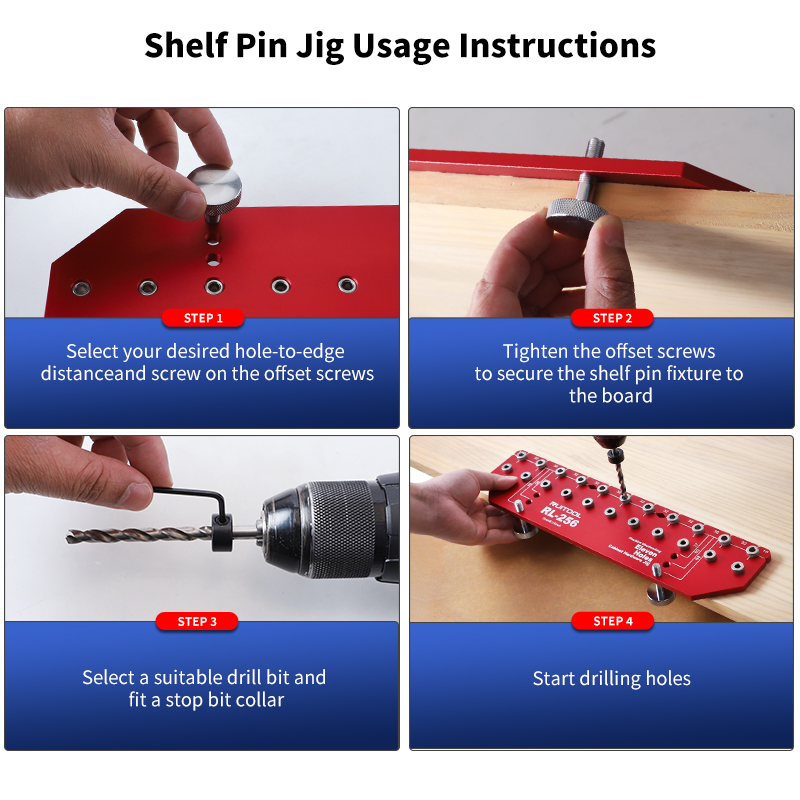Zestaw przyrządów do wiercenia – Dowel Jig Kit recenzja i cena
