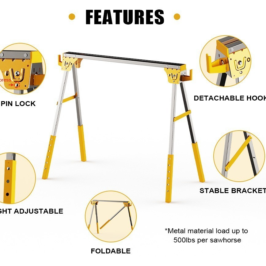 Stojak/stożek stolarski, wytrz – Workbench Portable Fold recenzja i cena