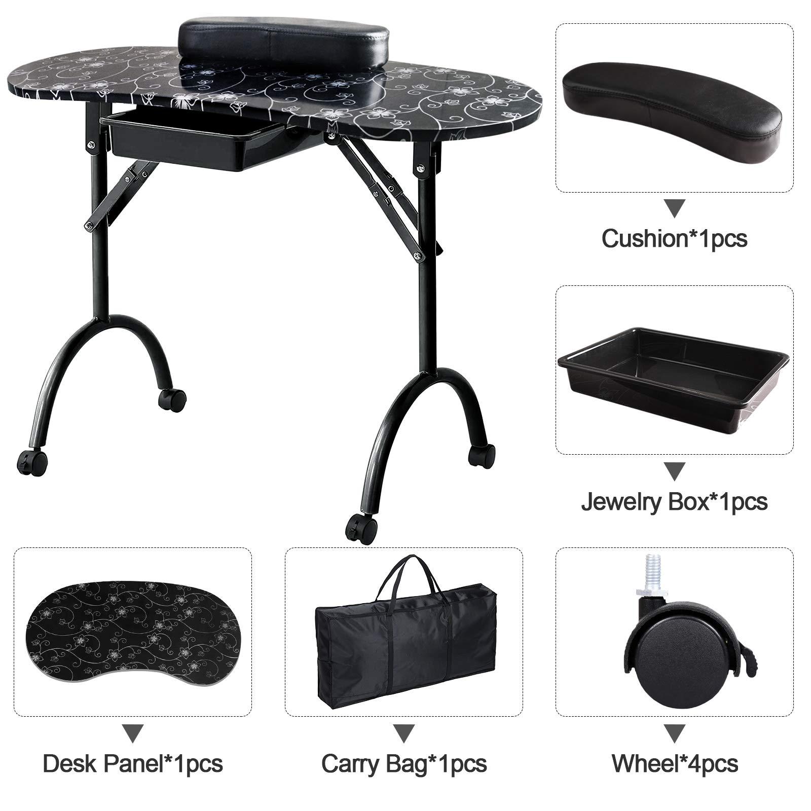 Stół do manicure z wzorami, no – Workbench Portable Fold recenzja i cena