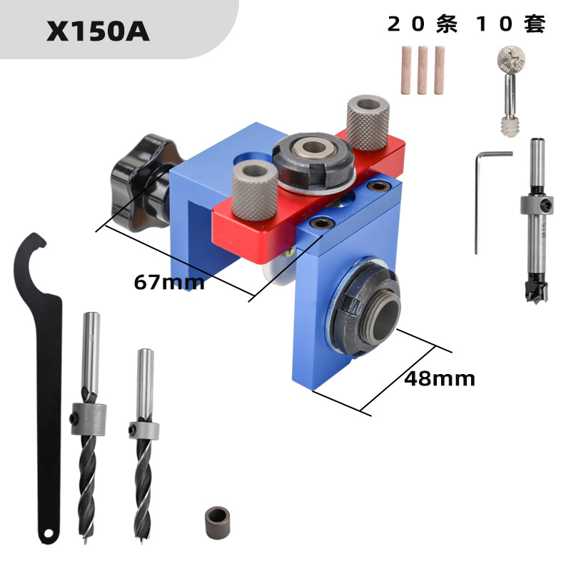 Zestaw do otworów kieszeniowyc – Dowel Jig Kit recenzja i cena