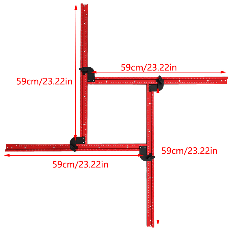 59cm regulowana kwadratowa pro – Dowel Jig Kit recenzja i cena
