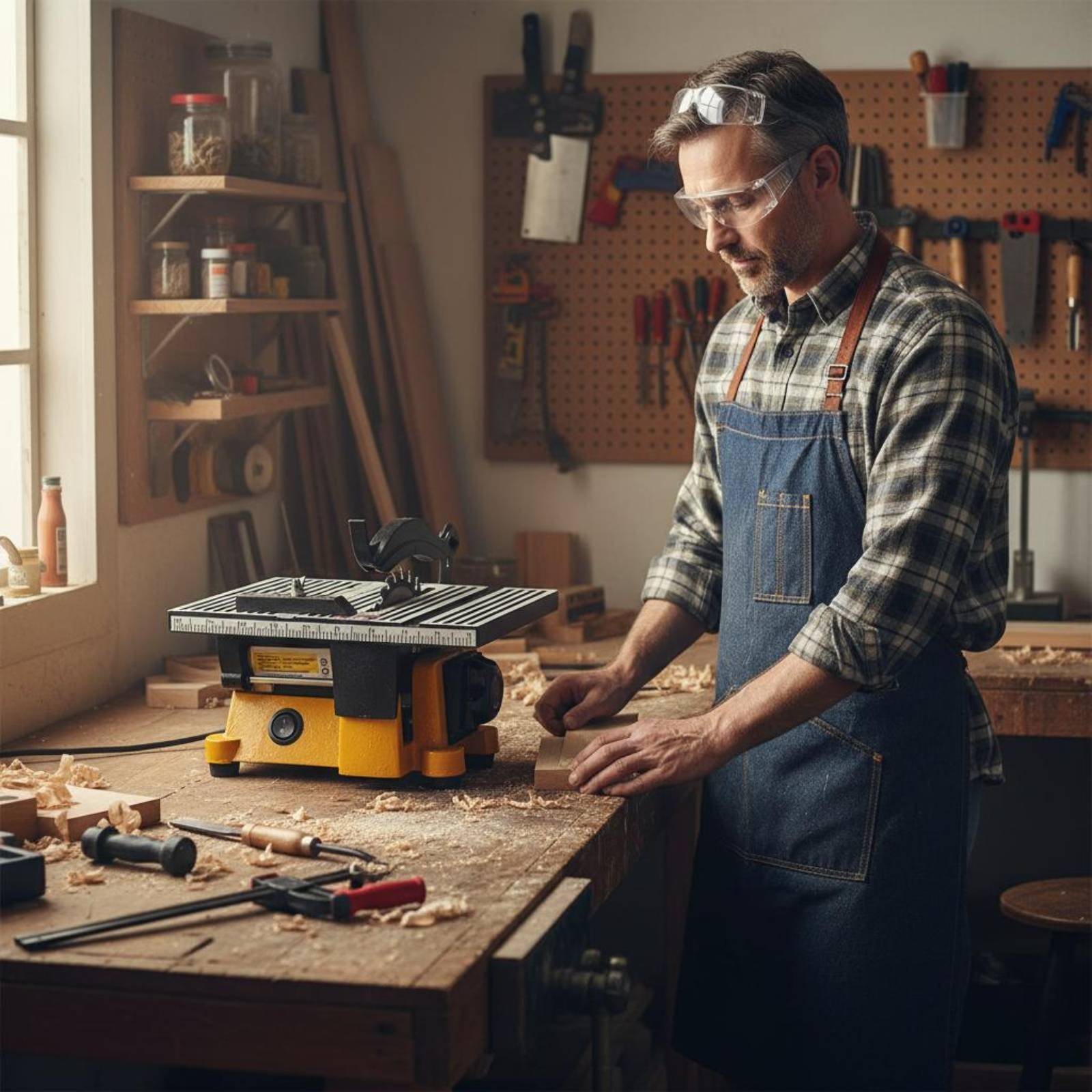 Mini piła stołowa przenośna, m – Workshop Tools Table recenzja i cena